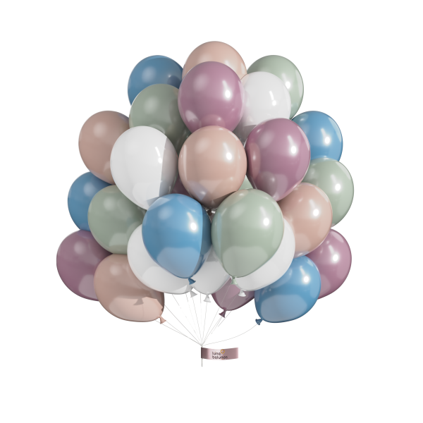 Latex Ballon Pastel Retro